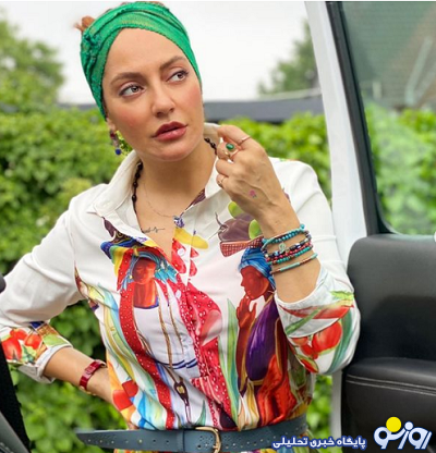 لباس رنگی رنگی مهناز افشار + عکس لباس رنگی رنگی مهناز افشار + عکس