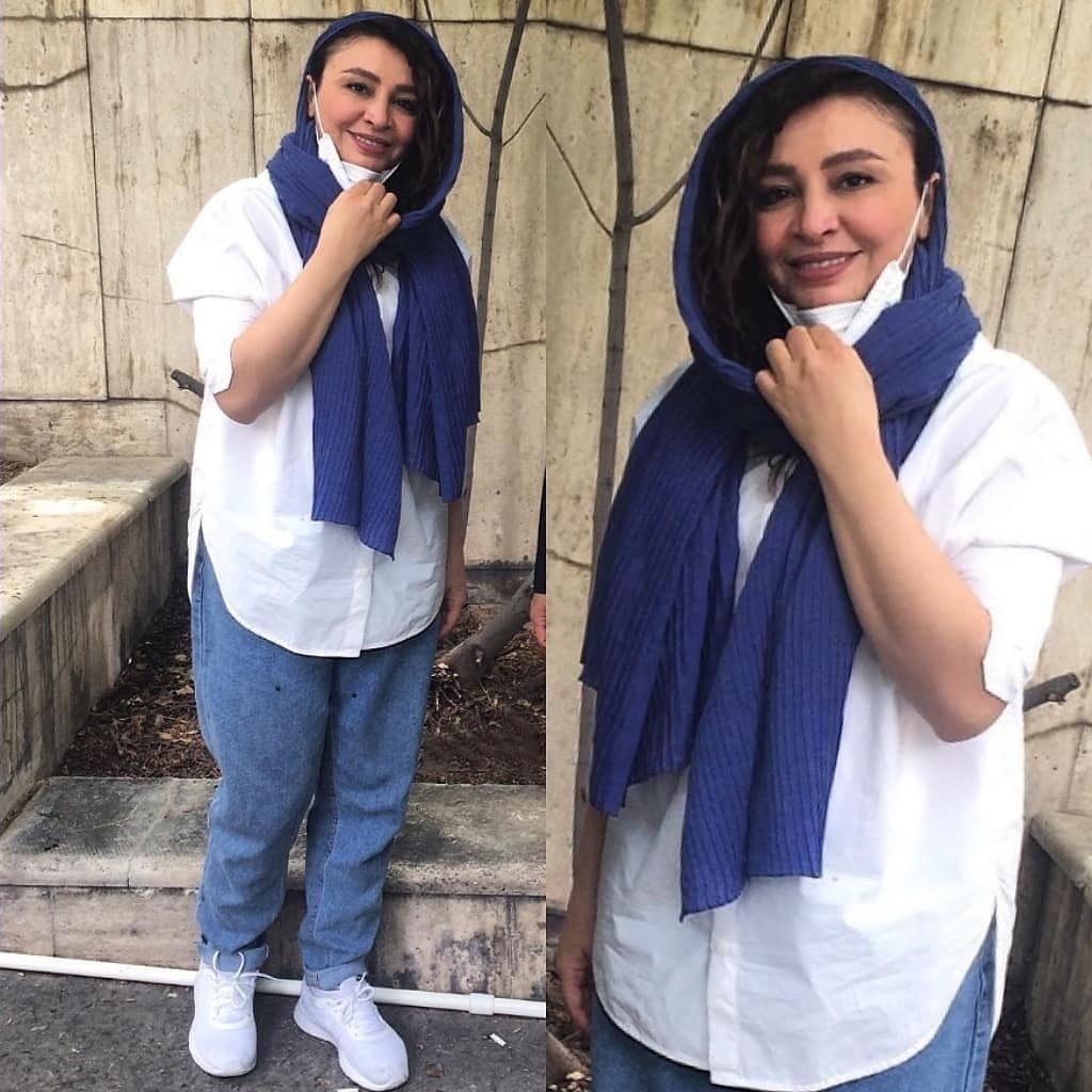 لباس کوتاه همسر جواد عزتی / مه لقا جنجال کرد + عکس لباس کوتاه مه لقا باقری