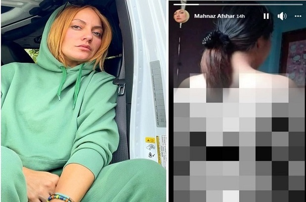 ماجرای استوری مستهجن فیسبوک مهناز افشار/عکس ماجرای استوری مستهجن فیسبوک مهناز افشار/عکس