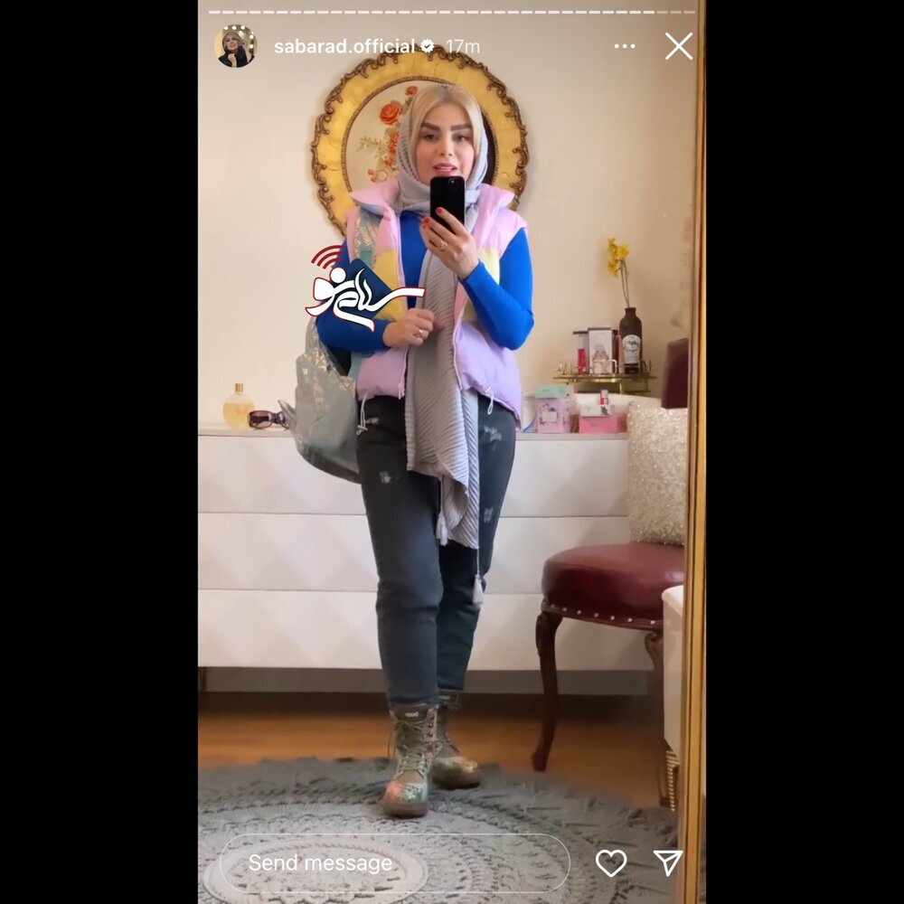 تیپ باز صبا راد با بلوز و شلوار جین+ عکس تیپ باز صبا راد با بلوز و شلوار جین+ عکس