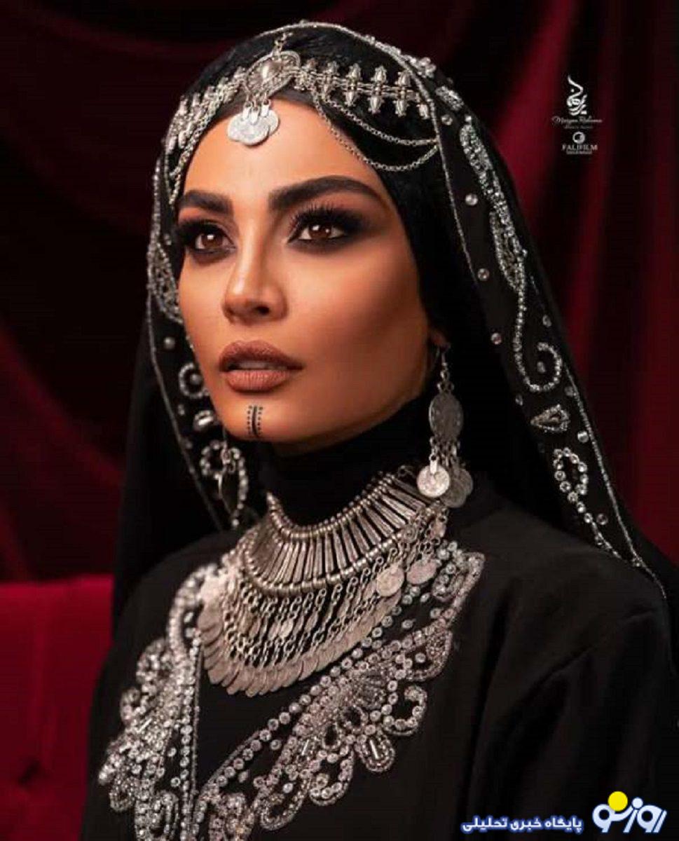 عکس/ زیبایی خاص صحرا اسداللهی با لباس و گردنبند عربی عکس/ زیبایی خاص صحرا اسداللهی با لباس و گردنبند عربی