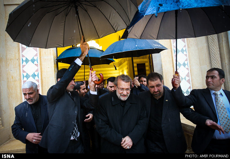 پایان شایعات درباره برخورد بیادبانه با علی لاریجانی پایان شایعات درباره برخورد بیادبانه با علی لاریجانی