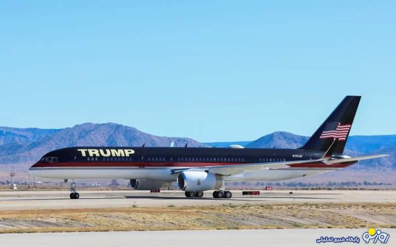 در هواپیمای ترامپ چه خبر است؟/فیلم در هواپیمای ترامپ چه خبر است؟/فیلم