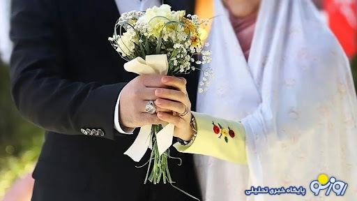 ازدواج شوکه کننده این مرد با زنی که قدش 3 برابر او است/ تصویر ازدواج شوکه کننده این مرد با زنی که قدش 3 برابر او است/ تصویر