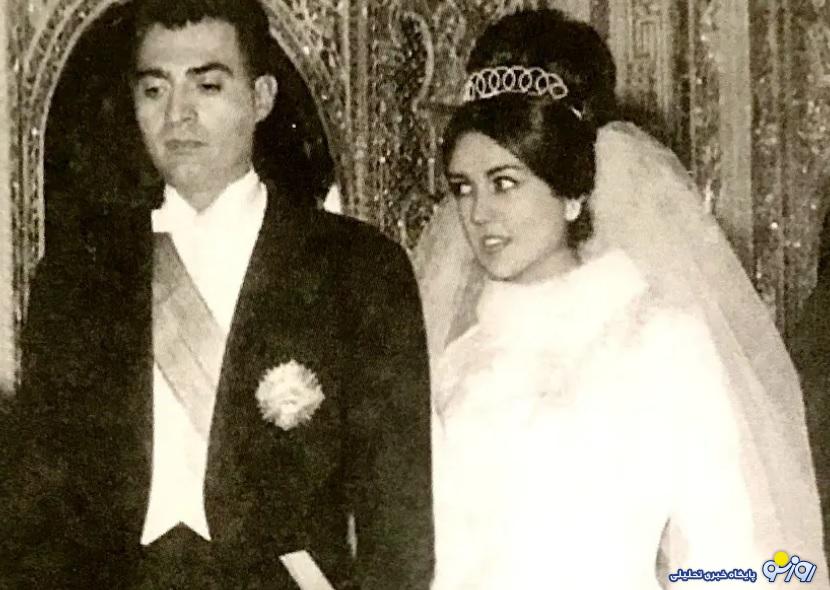 عکس عروسی محمودرضا پهلوی و مریم اقبال