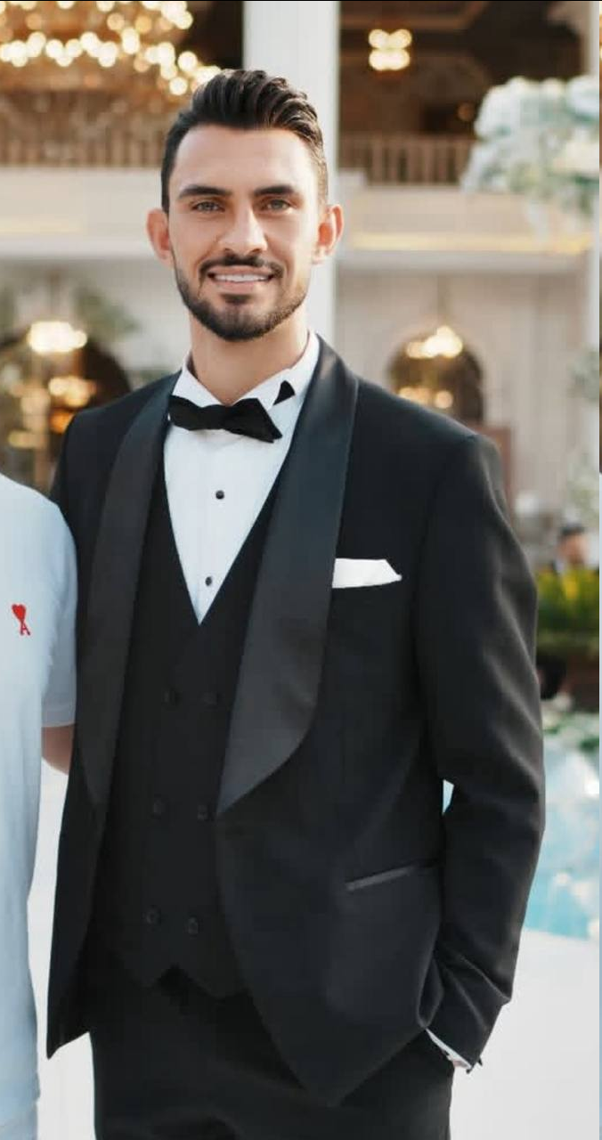 عکس | تازه داماد استقلالی‌ها در شب عروسی