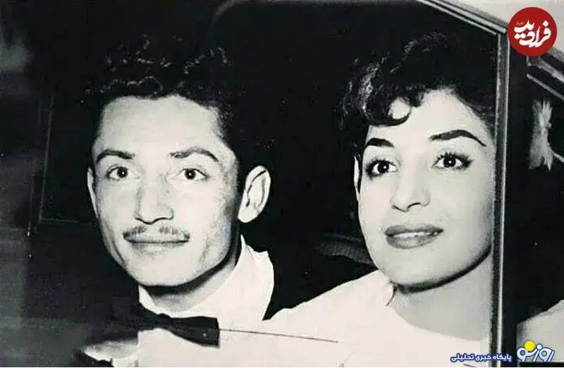 همسر جمشید مشایخی در ۲۱ سالگی در کنار همسرش! همسر جمشید مشایخی در ۲۱ سالگی در کنار همسرش!