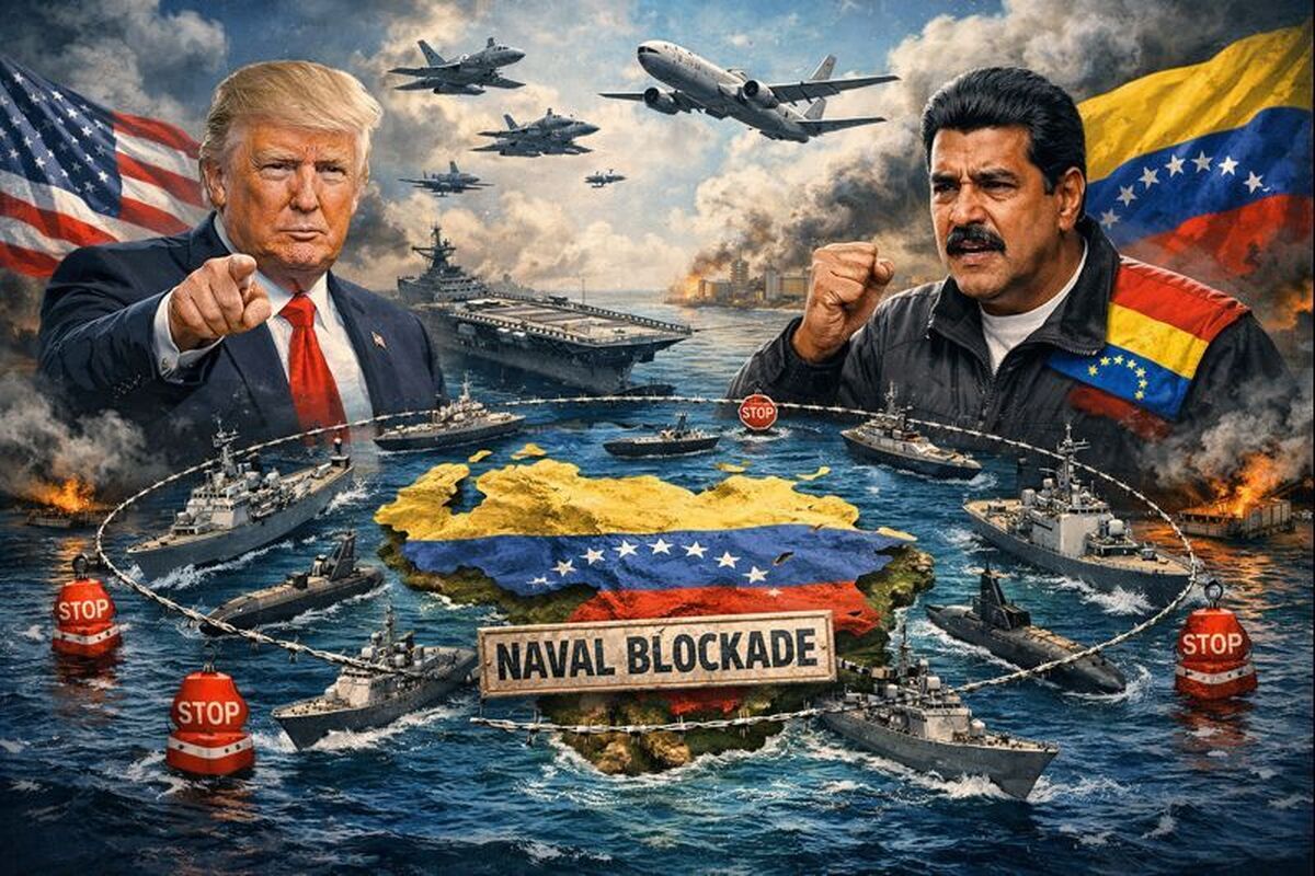 ترامپ : اعلام محاصره دریایی ونزوئلا / ونزوئلا باید تمام نفت، زمین و سایر داراییهایی را که قبلاً از ما دزدیده بازگرداند ترامپ : اعلام محاصره دریایی ونزوئلا / ونزوئلا باید تمام نفت، زمین و سایر داراییهایی را که قبلاً از ما دزدیده بازگرداند